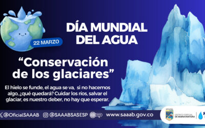22 DE MARZO DÍA MUNDIAL DEL AGUA, «CONSERVACIÓN DE LOS GLACIARES» / ACCIONES POR EL AGUA