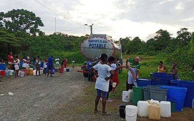 SUMINISTRO DE AGUA POTABLE POR CARROTANQUE A SAN ANTONIO