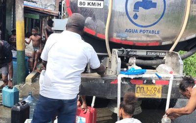 PRO PACÍFICO APOYA A LA SAAAB CON EL SUMINISTRO DE AGUA POR CARROTANQUE